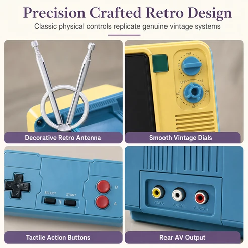 Vintage Handheld Gaming Console with 2.8in IPS Screen