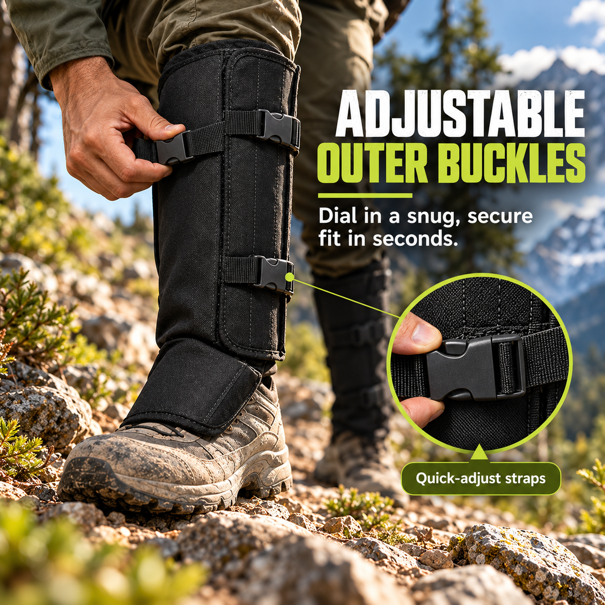 🛡️Heavy-Duty Snake-Proof Leg Guards—Essential Protective Gear for Hiking and Hunting! 🌲