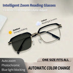 🎁High-Definition Eye Protection Blue Light Filter Intelligent Zoom Progressive Lenses Reading Glasses