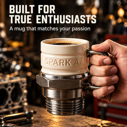 3D Sculpted Collectible Coffee Mugs – Automotive & Military-Inspired Designs