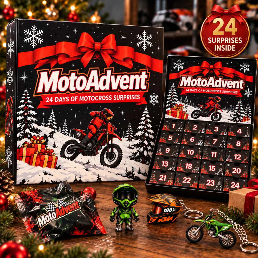 🏍️ Motocross Advent Calendar – 24 Days of Rider Themed Gifts 🎄