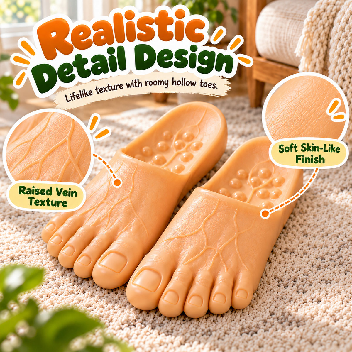 😂 Funny Bigfoot Slippers – Step Into the Laughs! 🦶