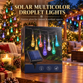✨72FT 200 LED Outdoor Solar String Lights - Waterproof Raindrop Magic💡