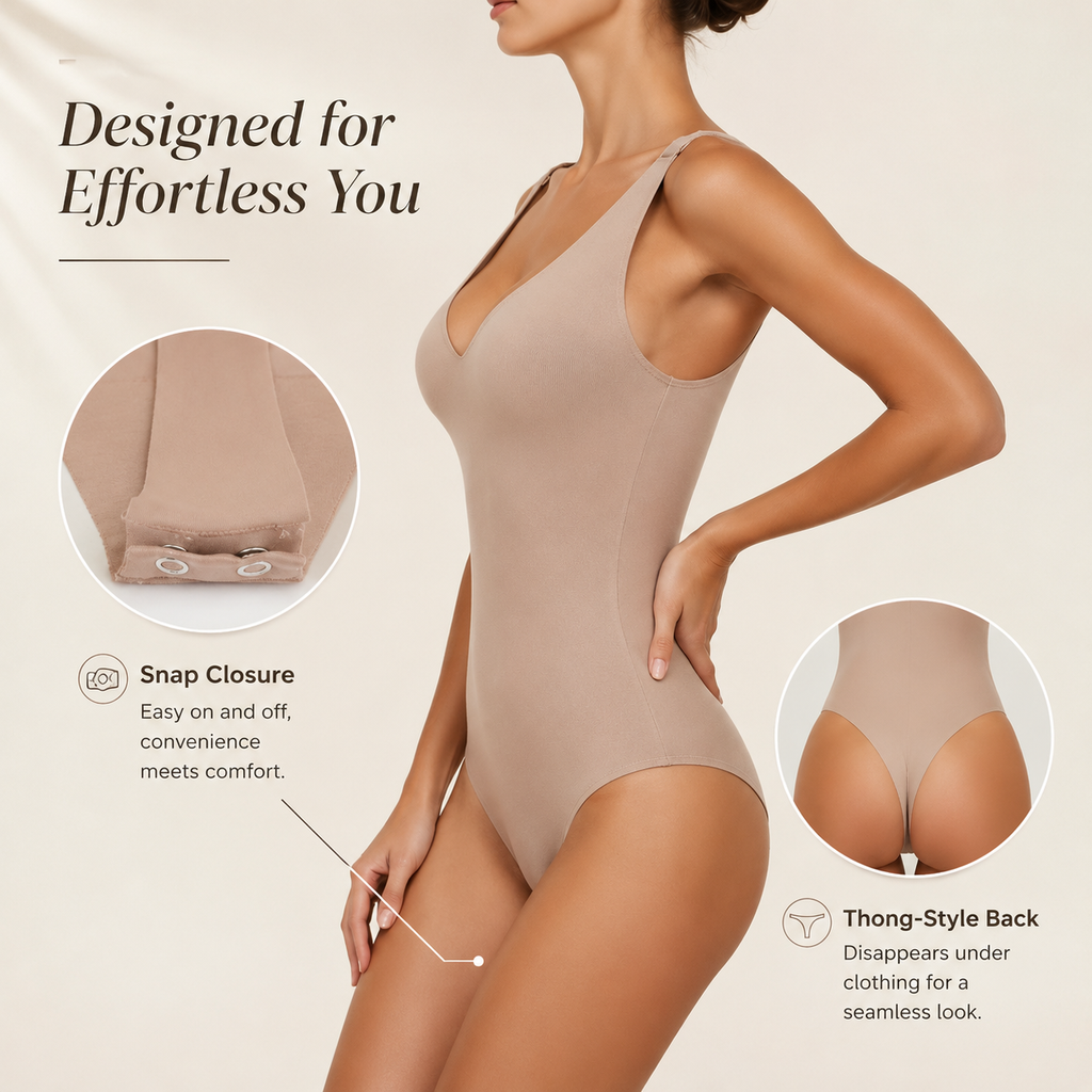 Wireless Plunge Sculpting Bodysuit