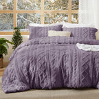 Boho Tufted Embroidery Comforter Set