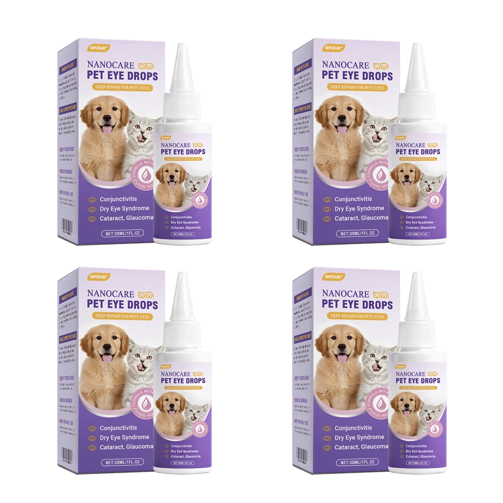 👩‍⚕️NanoCare Pet Eye Drops ☑️ FDA Approved | Relieves Conjunctivitis, Dry Eyes, Cataracts, and Keratitis😸 🐶