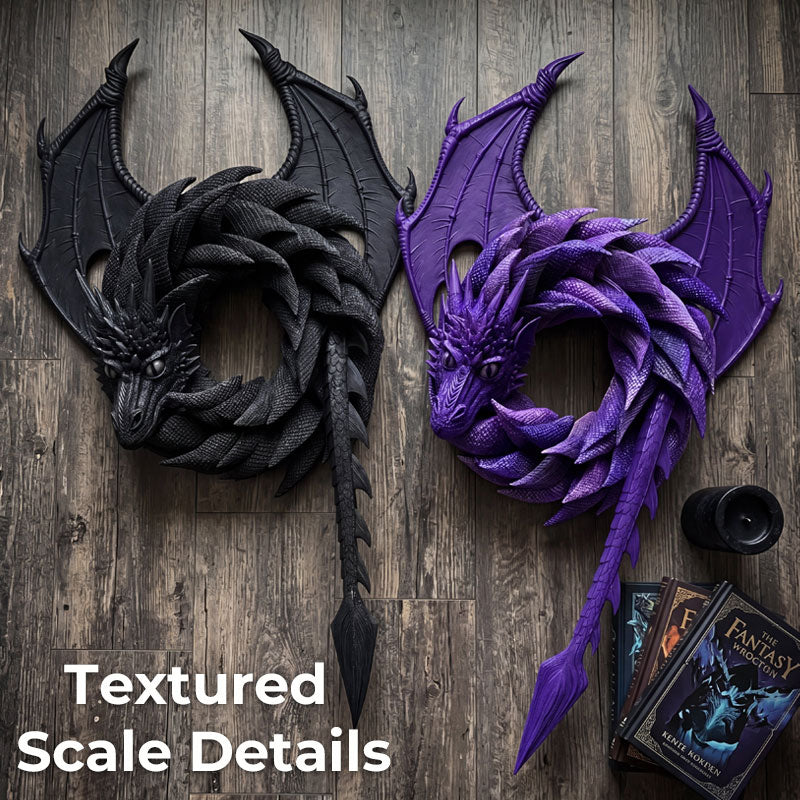 Handmade Dragon Wreath