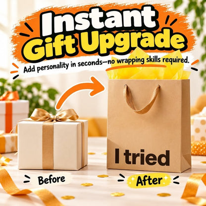Funny Gift Bags -Set of 5- Snarky, Perfect for Gifts, Secret Santa, and Christmas