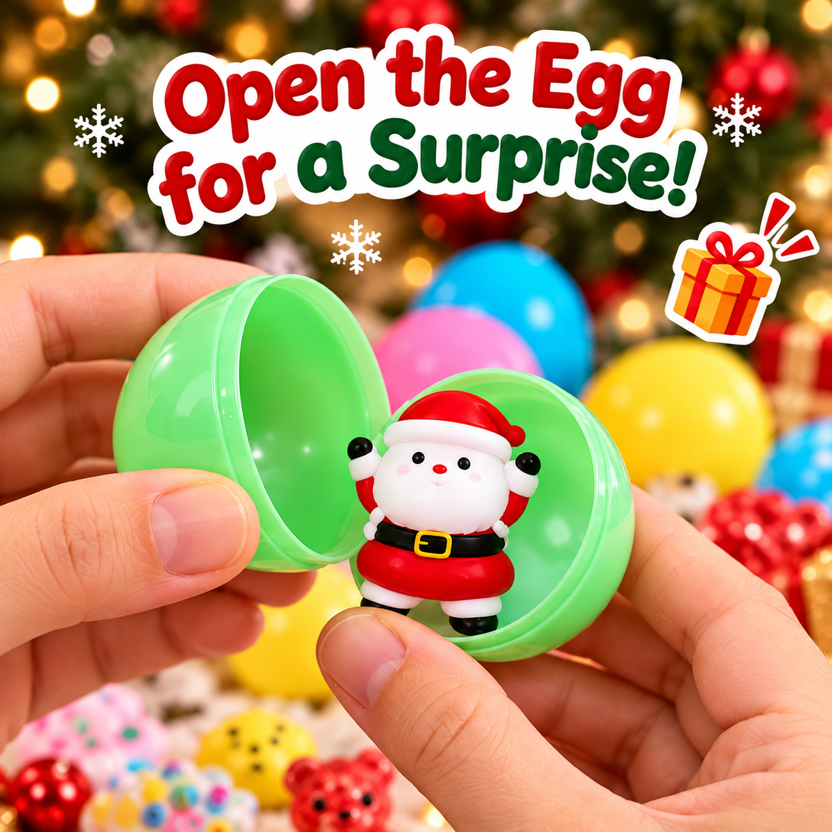 🎄 24-Day Christmas Surprise Advent Calendar Capsule Machine – Fill, Twist & Discover Holiday Surprises! 🎁