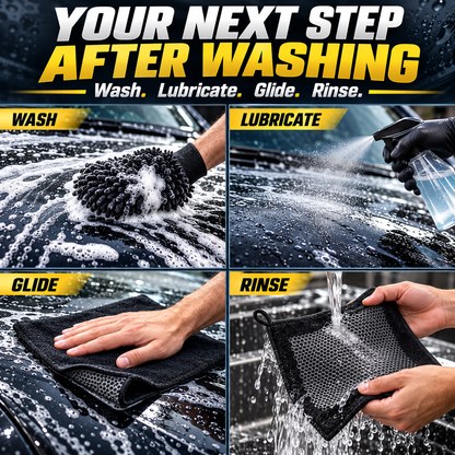 🚗The Faster Way to Clay:  Premium Polymer Clay Towel for a Mirror-Smooth Finish