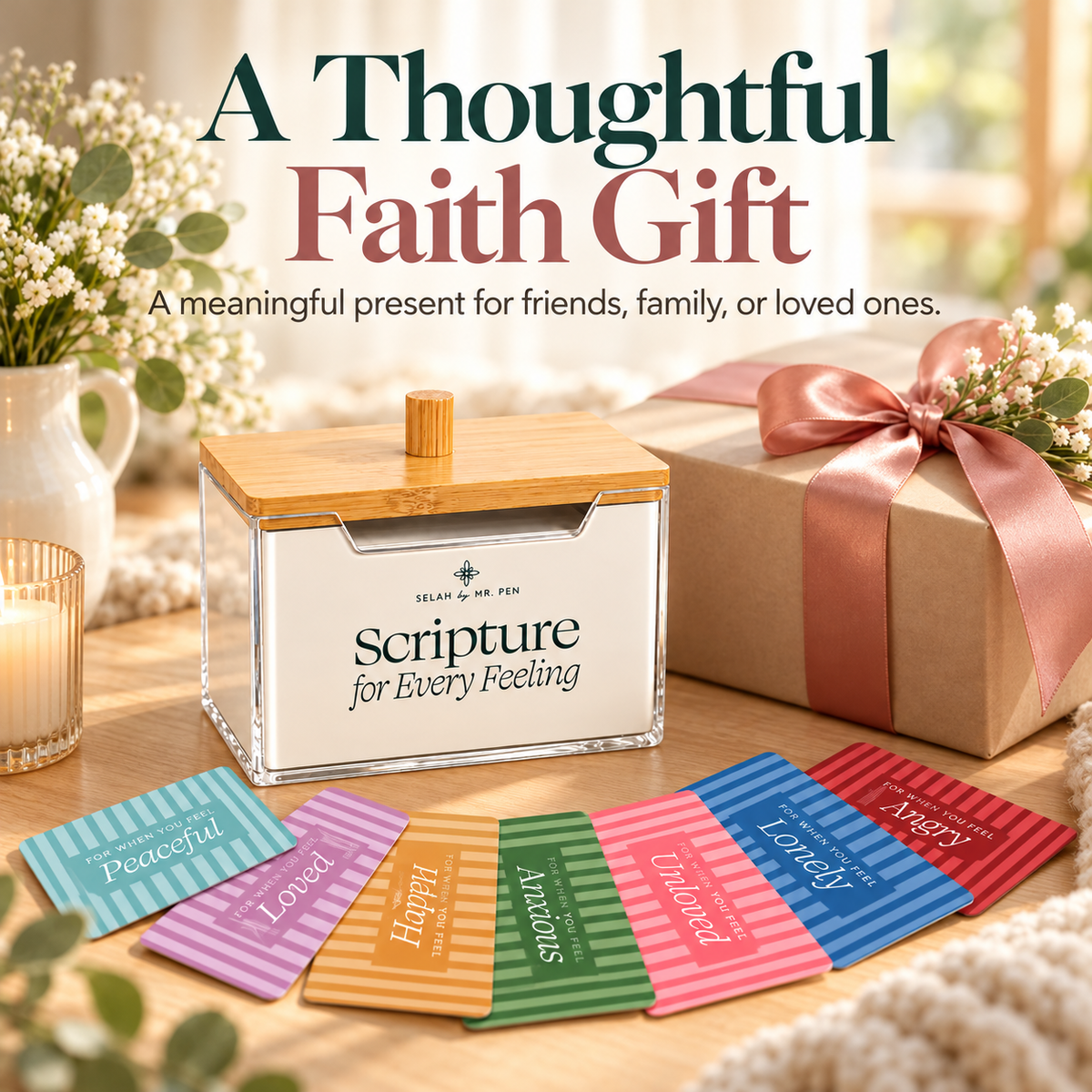 🙏💖 Bible Verse Jar – Find Comfort & Strength in Every Feeling! ✨