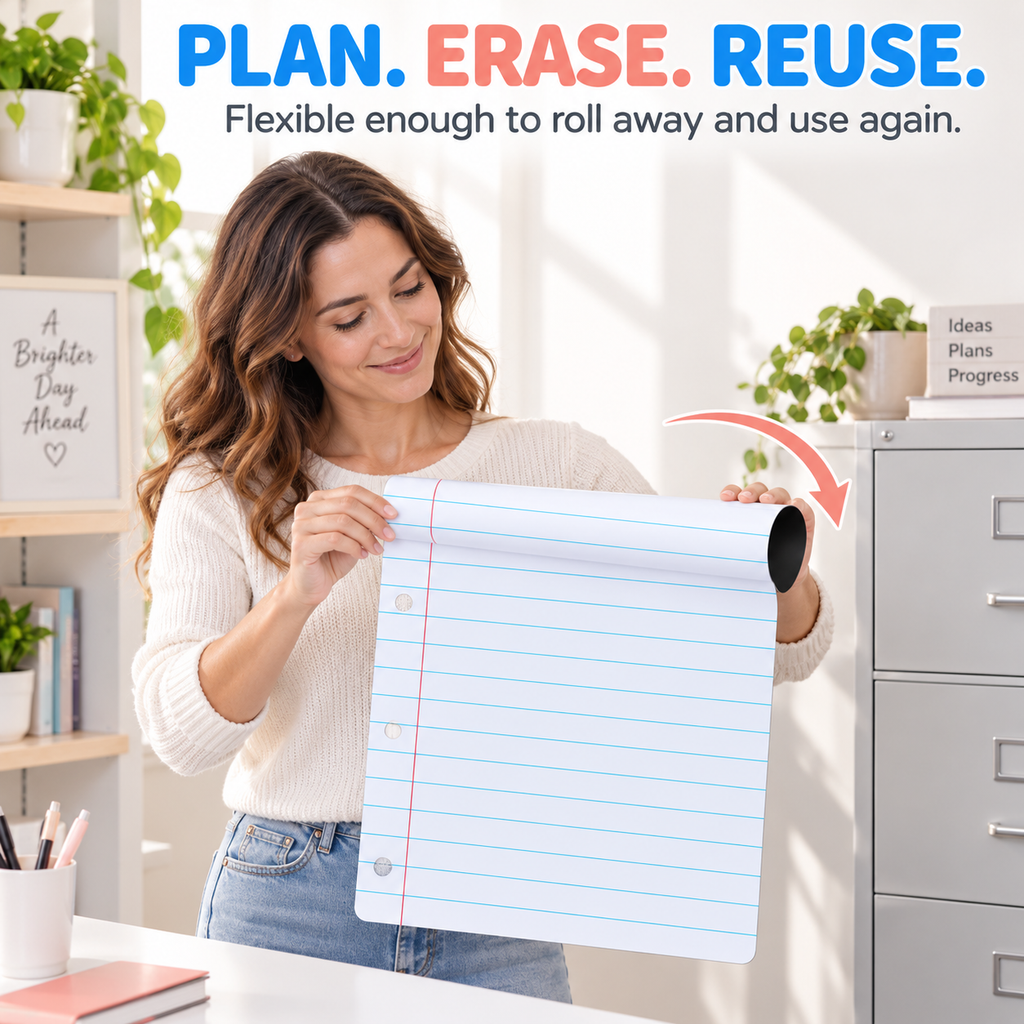 Magnetic Dry Erase Planner for Effortless Family Organization