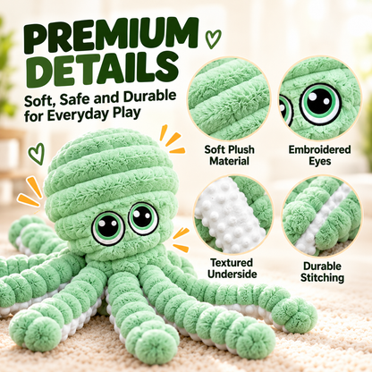 🐶 27" Jumbo Squeaky Octopus Dog Toy – Perfect for Tugging, Fetching & Solo Play🐙