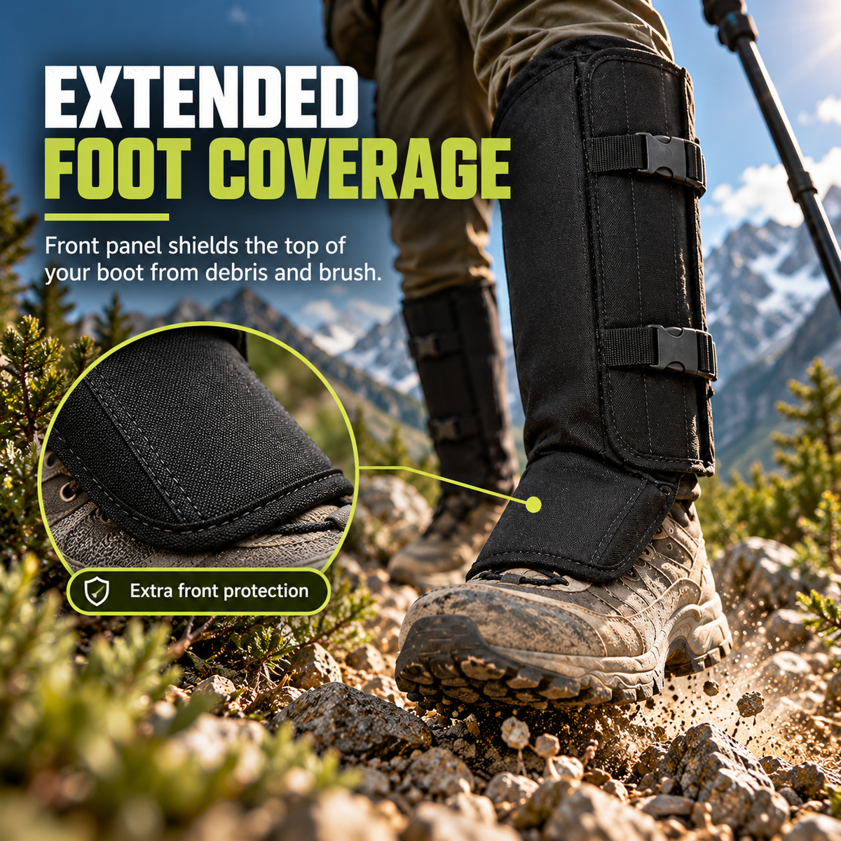 🛡️Heavy-Duty Snake-Proof Leg Guards—Essential Protective Gear for Hiking and Hunting! 🌲