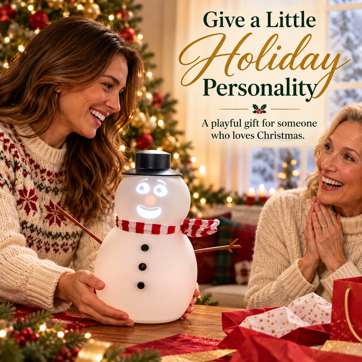 ⛄ Talking & Singing Snowman with Animated Expressions
