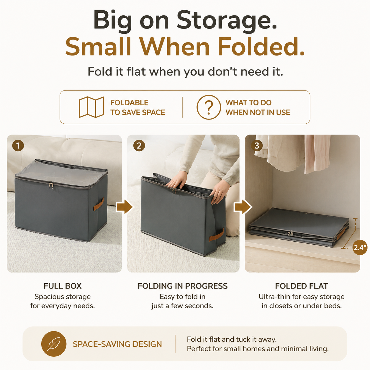 Collapsible Plastic Shoe and Pants Storage Organizer Box