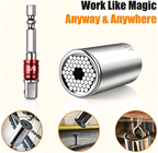 Universal Socket Tools Gifts for Men with Power Drill Adapter (7‑19mm)