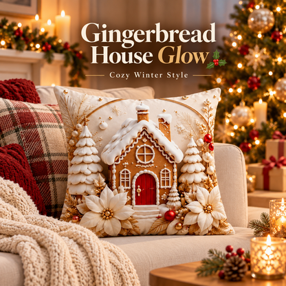 4 pack Christmas Pillow Cover Set – Easy Holiday Accent for a Festive Look