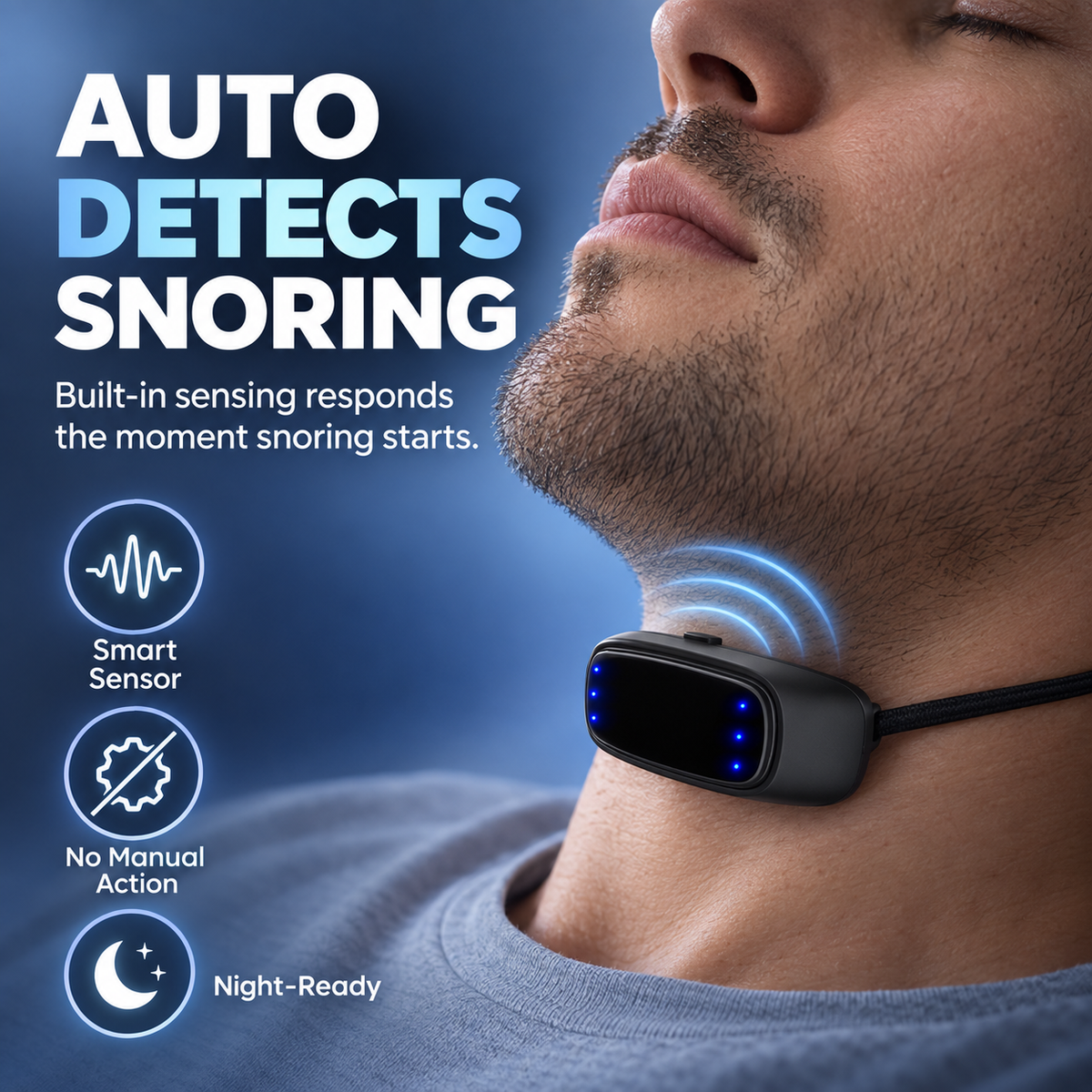 💤Smart Snoring Prevention Device