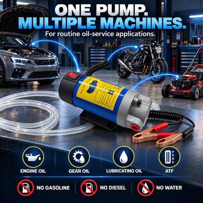 12V 100W Efficient Powerful Self-Priming Oil Pump