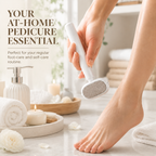 2-in-1 Foot Callus Remover – Dual-Sided Foot File with Replaceable Blade