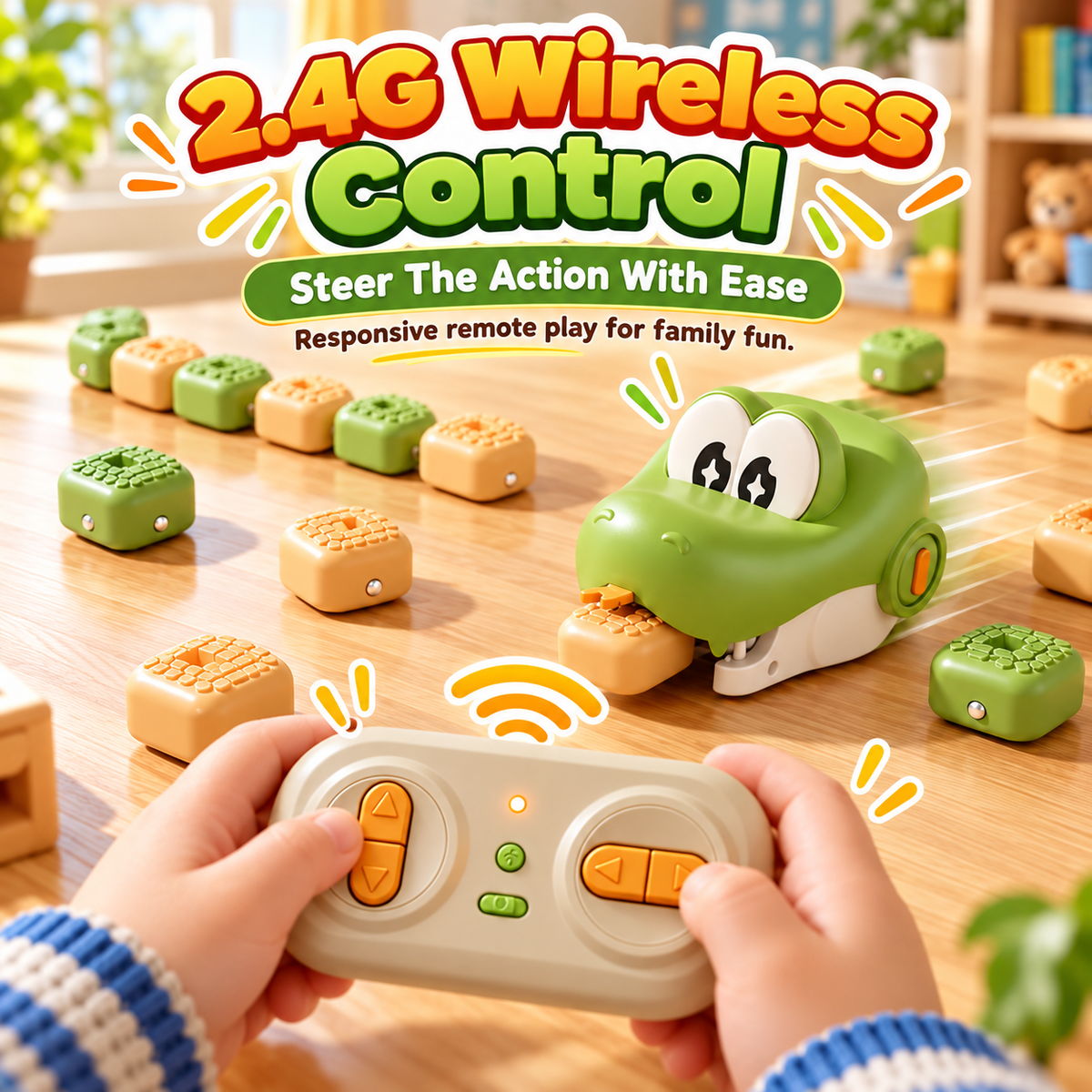 Remote Control Snake Battle Game – Magnetic Multiplayer Toy