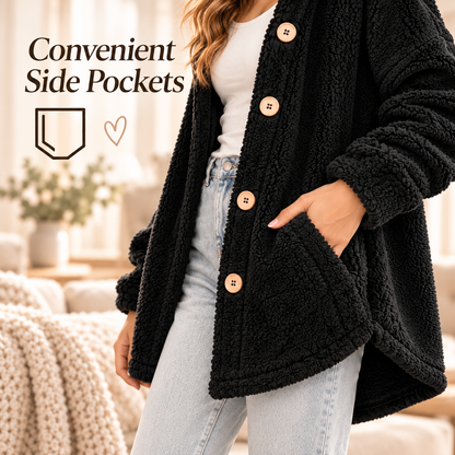 💕Women's Plush Hooded Jacket – Soft, Cozy & Comfortable!✨