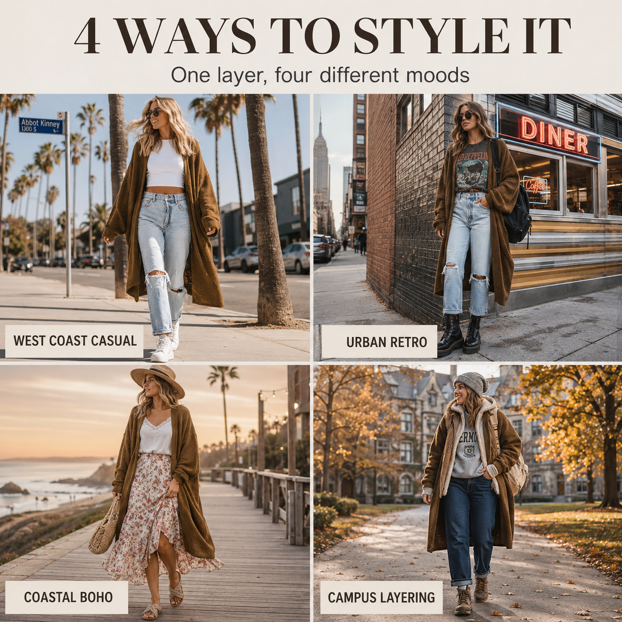 Cozy Oversized Longline Cardigan for Effortless Everyday Layering