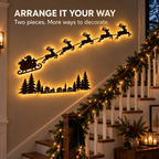 Christmas Reindeer LED Wall Decor