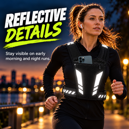 🏃 Multifunctional Lightweight Running Vest – Run Hands-Free, Keep Your Essentials Close! ⚡