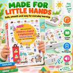 📚 Kids' Interactive English Sound Book | Ages 1–6 | 500+ Words | 18 Learning Topics 🌟