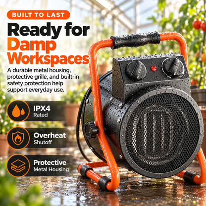 🌱2000W Greenhouse Heater – Keep Your Growing Space Warm & Comfortable