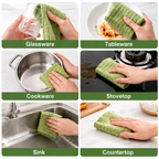 Reusable Tear-Off Kitchen Cloths – 20 Sheets per Roll