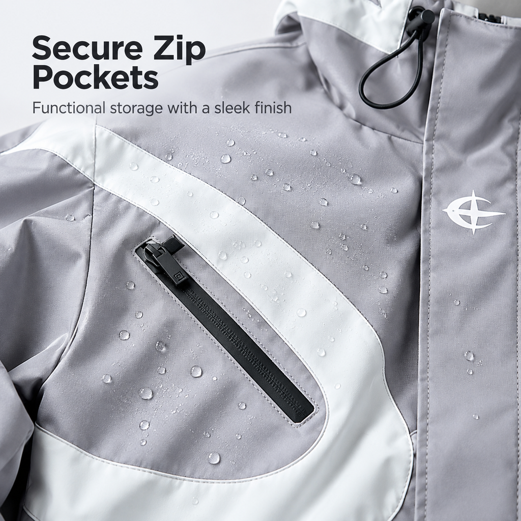 Men's Futuristic Techwear Windbreaker