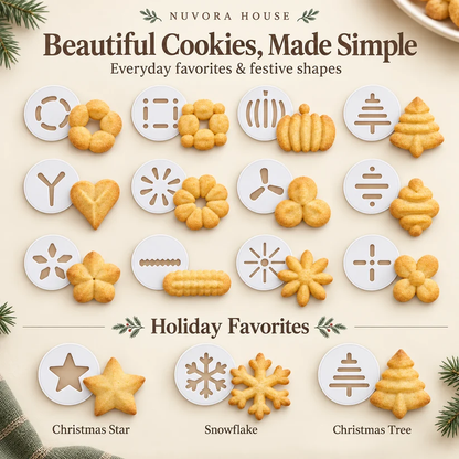 🍪Cookie Shape Maker – Create Beautiful Cookies with Multiple Shapes🎄