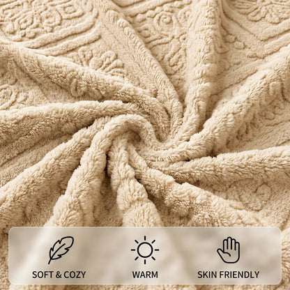 Luxury Flannel 3D Plush Fitted Sheet – Ultra-Soft, Cozy Warmth & 360° Stay-Put Fit