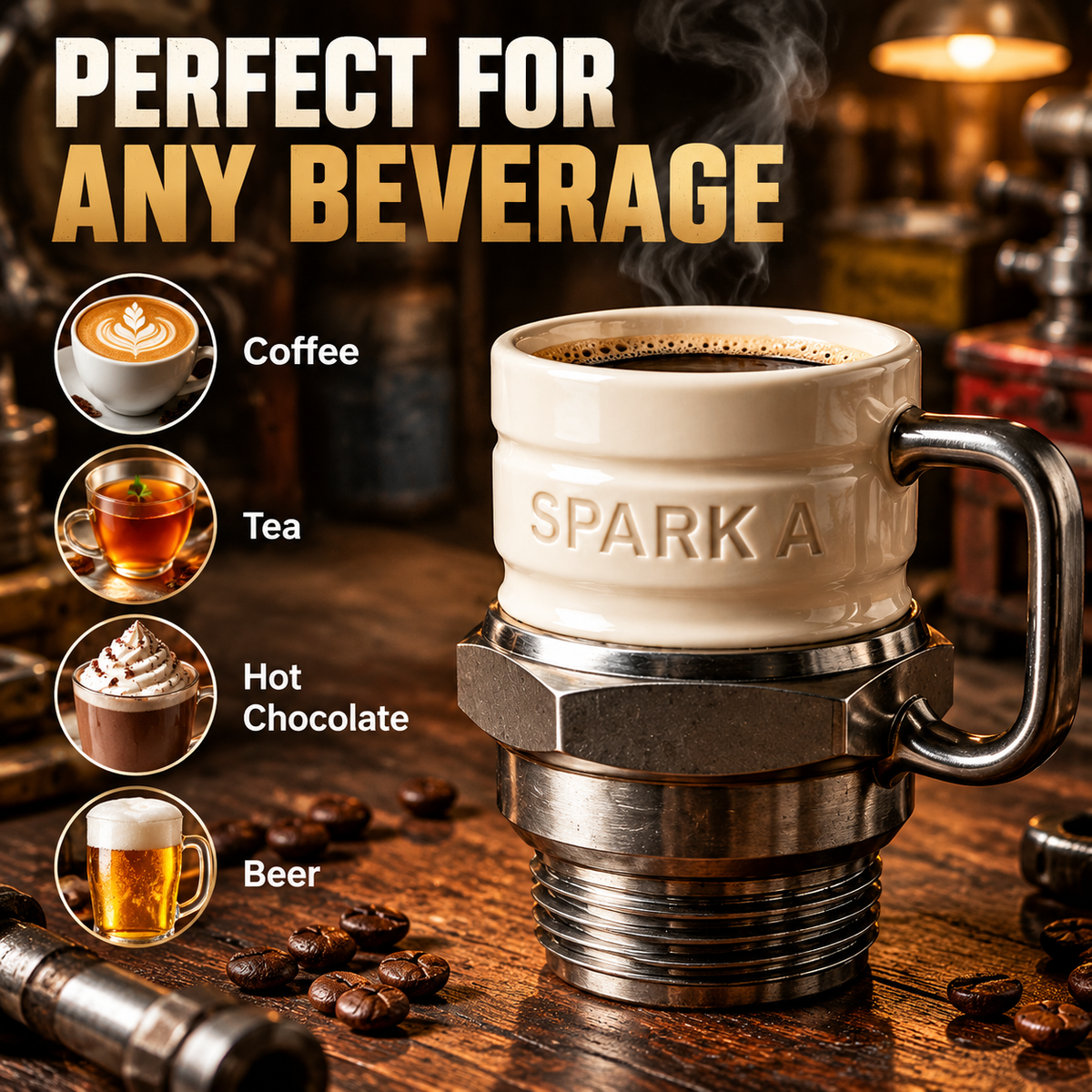 3D Sculpted Collectible Coffee Mugs – Automotive & Military-Inspired Designs
