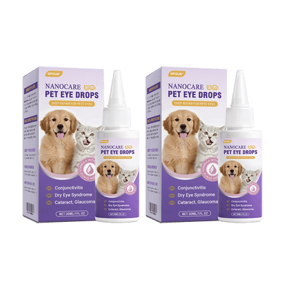 👩‍⚕️NanoCare Pet Eye Drops ☑️ FDA Approved | Relieves Conjunctivitis, Dry Eyes, Cataracts, and Keratitis😸 🐶