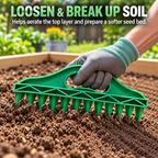 🌱 Easy-Press Multi-Hole Garden Seeder & Soil Prep Tool🌱