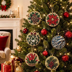 🎄🦌 6-Pack Christmas Diamond Painting Ornament Kit | Make Beautiful Hand‑Made Decorations🎁