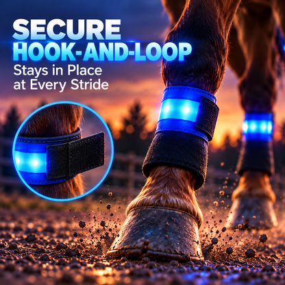 🐎LED Light-Up Horse Harness & Fiber-Optic Tail Accessory Set🌙