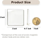 📸 Freeze Your Beautiful Memories | 10pcs Clear Acrylic Magnetic DIY Photo Frames for Fridge ✨