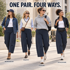 Women's High-Waisted Barrel-Leg Cargo Pants – Relaxed-Fit Casual Trousers