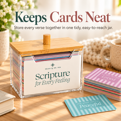 🙏💖 Bible Verse Jar – Find Comfort & Strength in Every Feeling! ✨