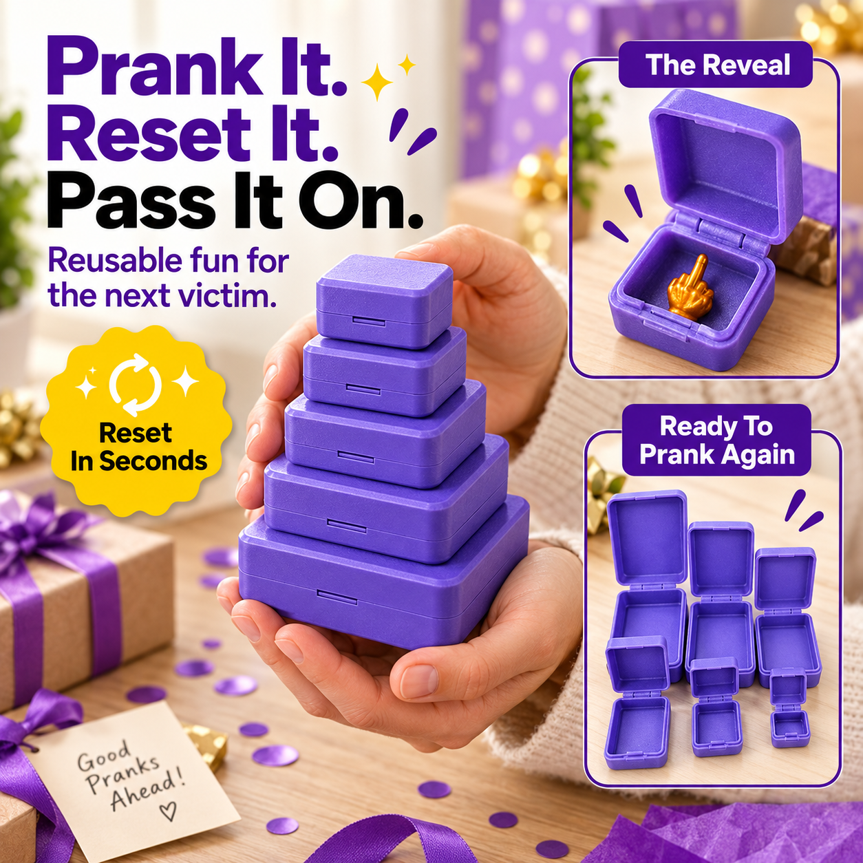 Nesting Surprise Prank Gift Box