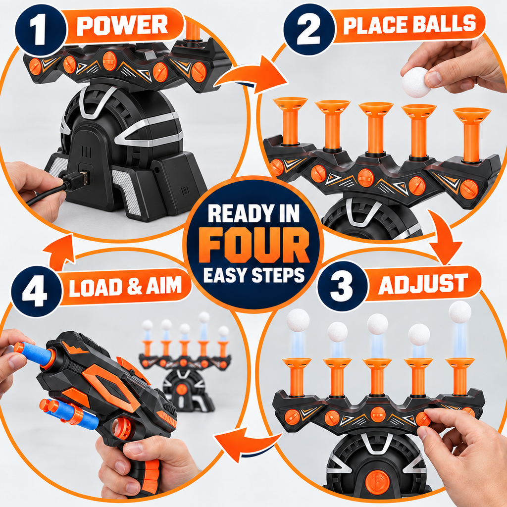 Electric Floating Ball Target for Shooting Games