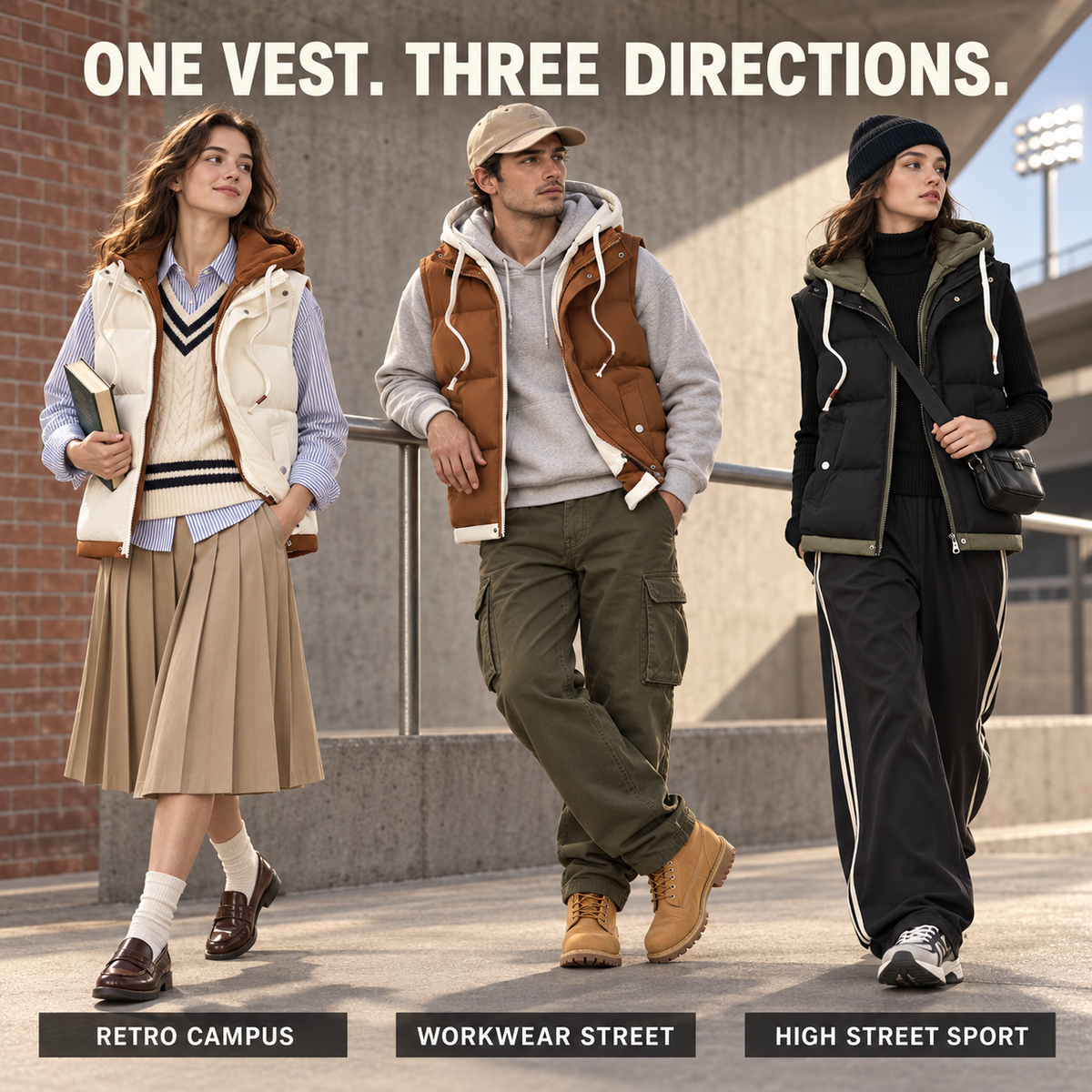 Unisex Hooded Puffer Vest Built for Warm Everyday Layering