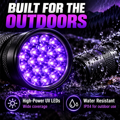 🔦51-LED UV Flashlight — Track Your Prey with Precision🦌