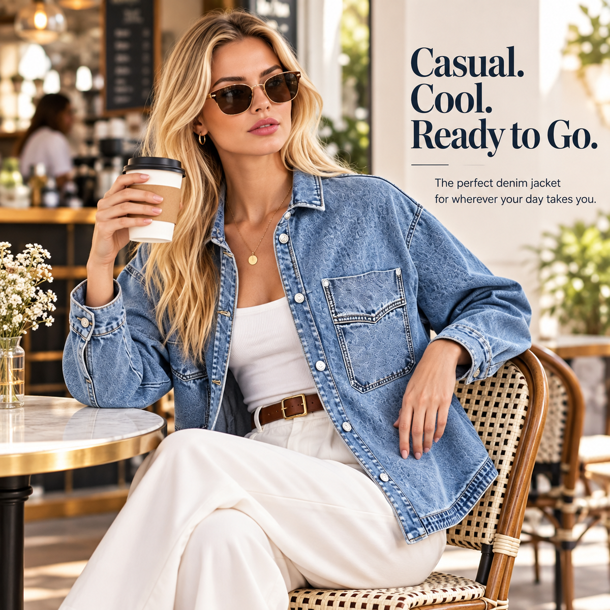 Women’s Relaxed Everyday Denim Jacket