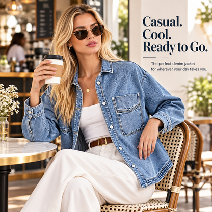 Women’s Relaxed Everyday Denim Jacket